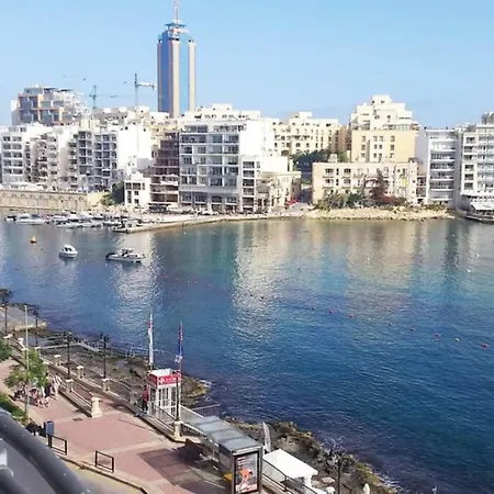 Apartamento St Julians' Sea Front, Spectacular View,
