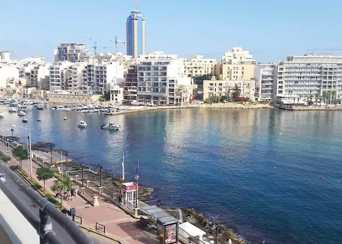 Apartament St Julians' Sea Front, Spectacular View,