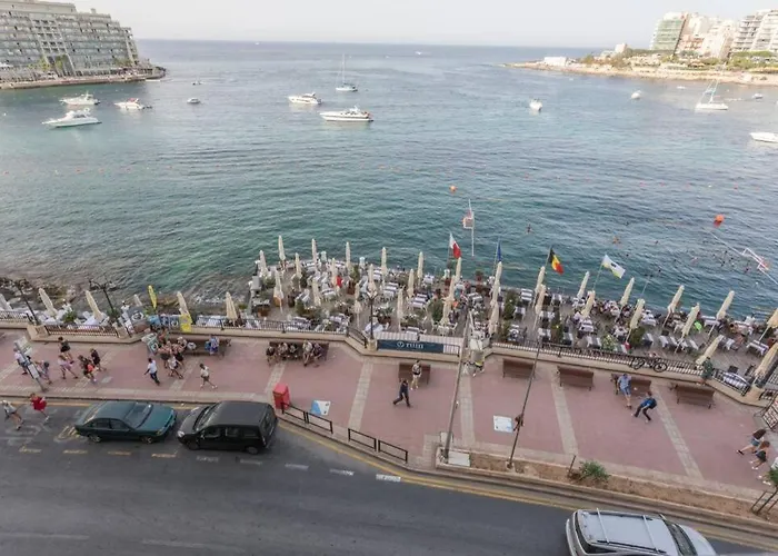 Lejlighed St Julians' Sea Front, Spectacular View,